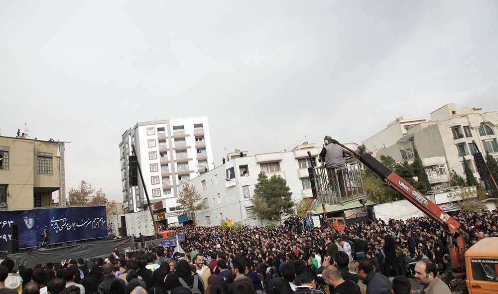 گزارش تصویری مراسم ختم مرتضی پاشایی با حضور گسترده مردم