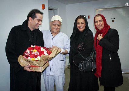 تصاویر اکبر عبدی در بیمارستان