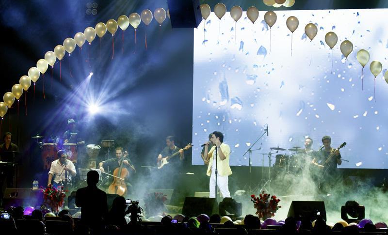 تصاویر کنسرت حمید عسکری در شب تولدش